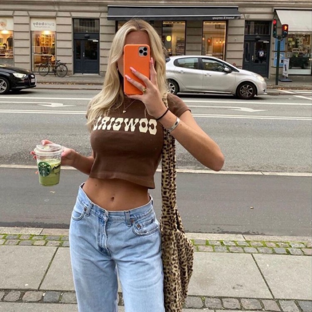 brandy melville cowgirl top